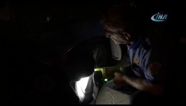 Bursa'da otomobilin motorunda sıkışan yavru kediye çifte kurtarma operasyonu