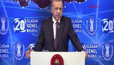 Cumhurbaşkanı Erdoğan, TESK Genel Kurulu'nda konuştu -3