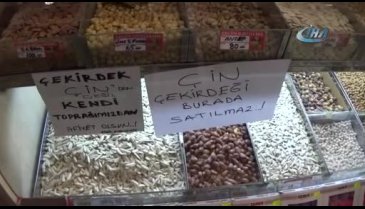 Bursa İnegöllü esnaf Çin çekirdeği satmama kararı aldı
