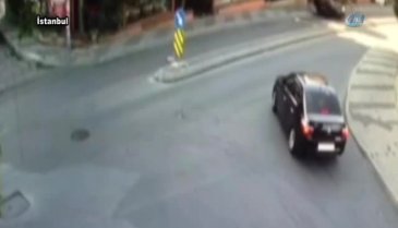 Film sahnesi gibi kaza!