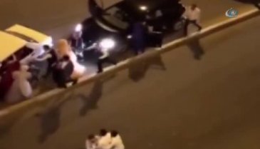 Kavgaya gelin ve damat da karıştı