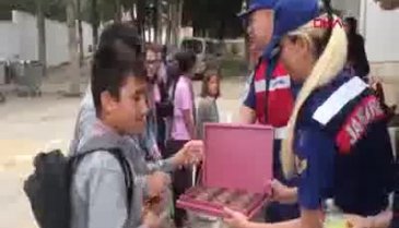 Bursa'da jandarmadan okulların çevresinde güvenlik önlemi