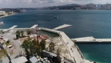 "Martı" projesinin son durumu havadan görüntülendi