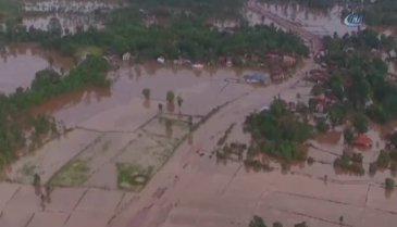 Laos'u tropikal fırtına: 55 ölü, 100 kayıp