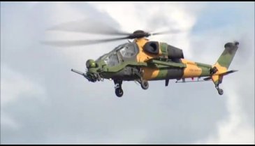 ATAK helikopterlerinden harmandalı