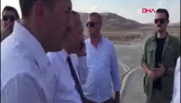 Siirt Valisi, havalimanı inşaatı denetiminde yüklenici firmaya ateş püskürdü
