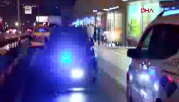 Taksi gasp etti, araçlara çarptı, polisle çatıştı