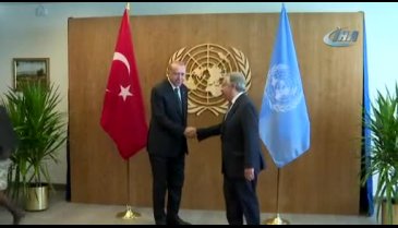 Cumhurbaşkanı Erdoğan, Guterres ile görüştü