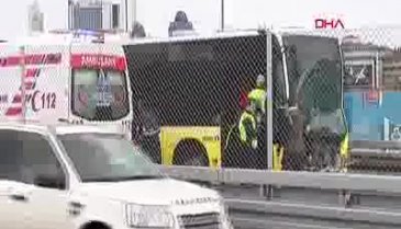 Feci kaza! İki metrobüs çarpıştı