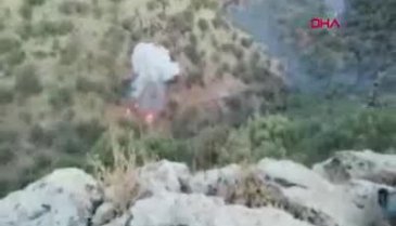 2 PKK'lının öldürüldüğü operasyonun görüntüleri ortaya çıktı