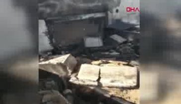 Hasımlarının evlerini ateşe verdiler!