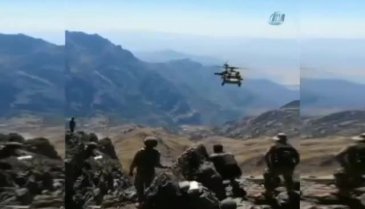 Kahraman pilotlar Mehmetçik'i böyle tahliye etti