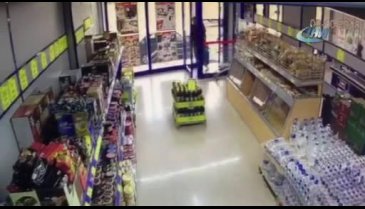 Mutfak tüpüyle marketi havaya uçurmaya kalkıştı!