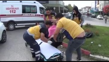 Bursa'da iki otomobil çarpıştı: 2 yaralı
