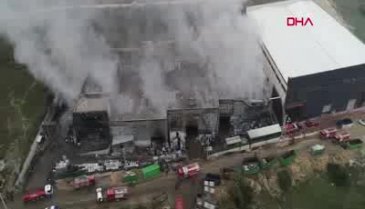 Bursa'da fabrika yangının boyutu gün ağarınca ortaya çıktı - 2