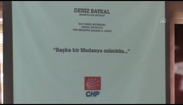 Bursalı avukat Deniz Baykal, belediye başkan aday adayı oldu