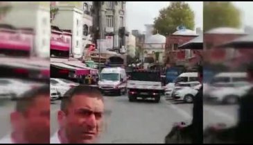 Eminönü'nde hareketli dakikalar