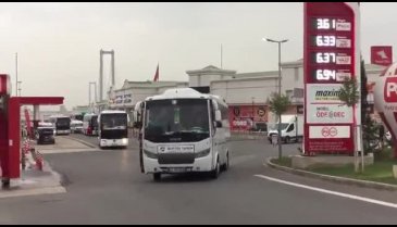 Bursaspor taraftarı İstanbul yolunda