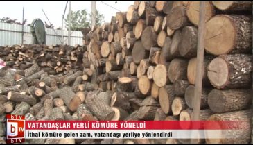 Bursa'da vatandaşlar yerli kömüre yöneldi