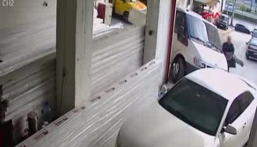 Kayınpeder damadının işyerini bastı!
