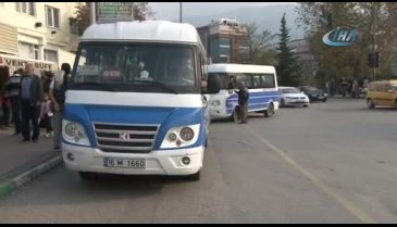 Bursa'da zam yapan minibüslere ceza yağdı