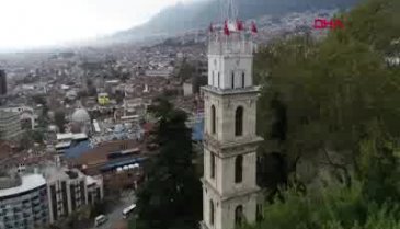 Bursa'nın sembolü tarihi Tophane Saat Kulesi'nde PVC kaplama skandalı!