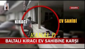 Kiracı ve ev sahibinin korkunç kavgası! Kendi evini parçaladı