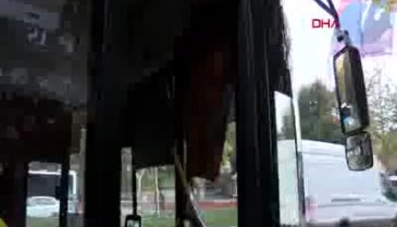 Kaskıyla adeta terör estirdi!