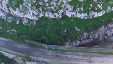 İtalya'daki yıkım havadan görüntülendi