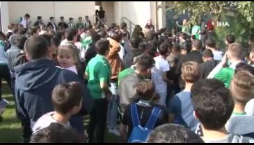 Bursaspor'a taraftardan moral