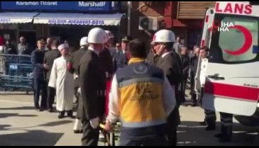 Bursa'da şehidin çocukları babalarını böyle uğurladı