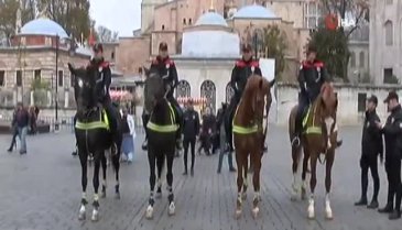 İstanbul'da 'Atlı Birlikler' göreve başladı