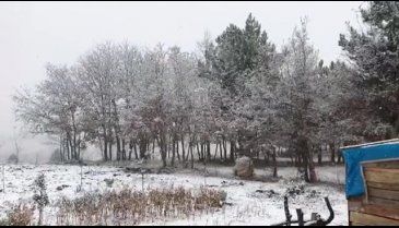 Bursa'da kar yağışı!