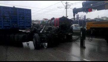 Bursa'da feci TIR kazası! -2
