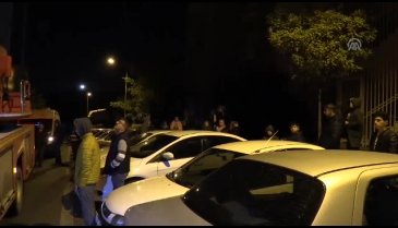 Bursa'da 8 Katlı binada yangın paniği