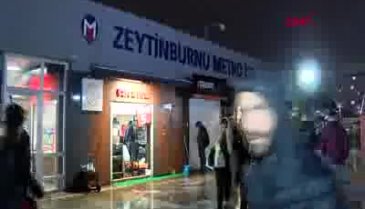 İstanbul'da kadın yolcu raylara atladı