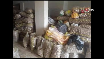 Bursa'da flaş stokçu baskını! 80 ton patates çıktı