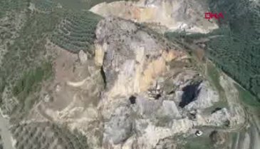 Bursa'da 2 bin yıllık Herkül kabartmasına çirkin saldırı