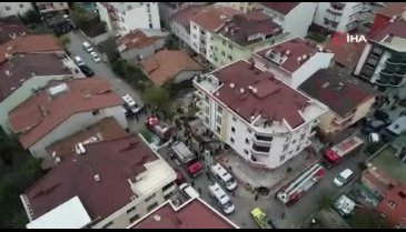 İstanbul Sancaktepe'de helikopter düştü! -4
