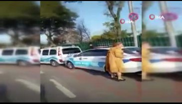 Polis ceza kesince çığlık atan kadın sürücü akademisyen çıktı!