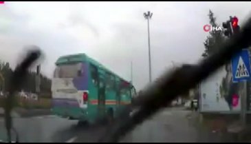 Pes dedirten trafik ihlalleri kameraya yansıdı