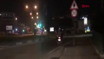 Bursa'da 5 kişilik aile aynı motosiklette