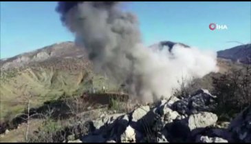 PKK'lı teröristlere ait sığınak bulundu