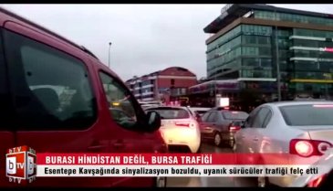 Burası Hindistan değil, Bursa trafiği (ÖZEL HABER)