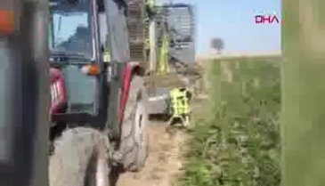 Tek kelimeyle inanılmaz! Baş derisi koptu, o halde traktöre binip...