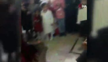 Damadı yumurta yağmuruna tuttular
