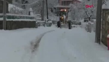 Bursa Büyükşehir'den kar nöbeti!