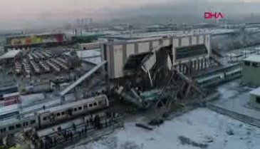 Yüksek Hızlı Tren kazası: 4 kişi hayatını kaybetti, 43 kişi yaralandı- havadan görüntü