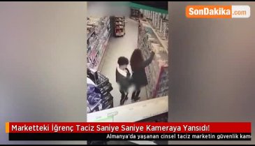 Markette iğrenç olay! Genç kızın arkasına geçti ve...