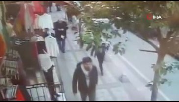 İstanbul'daki silahlı saldırı kamerada
